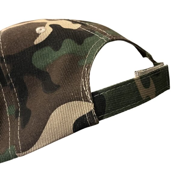 Isreali Army Camo Hat OS National Flag Snap Back OOAK - Picture 9 of 9